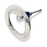 Sophisticated Urethral Adornment - Fancy Sperm Stopper Black Crystal Penis Plugs